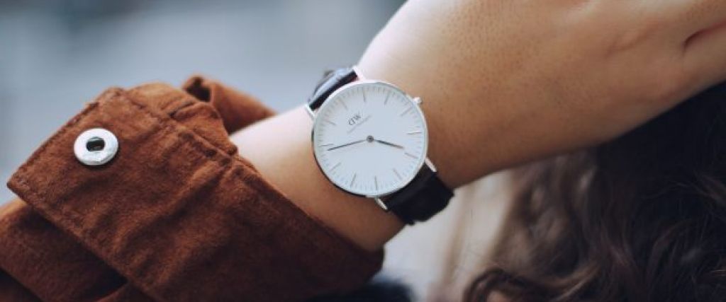 Daniel wellington cinturino pelle marrone sale