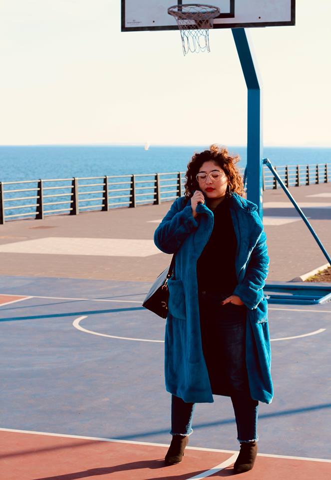 Elvi_coat_bear_turchese_raffaellacatania_blogger_catania