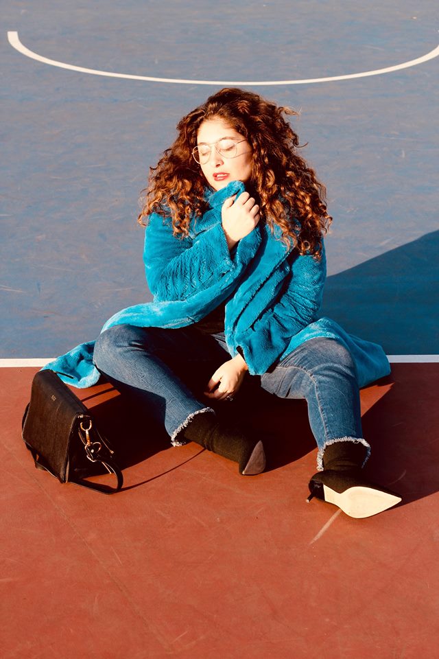 elvi_cappotto_eco_fur_turchese_outfit_blogger